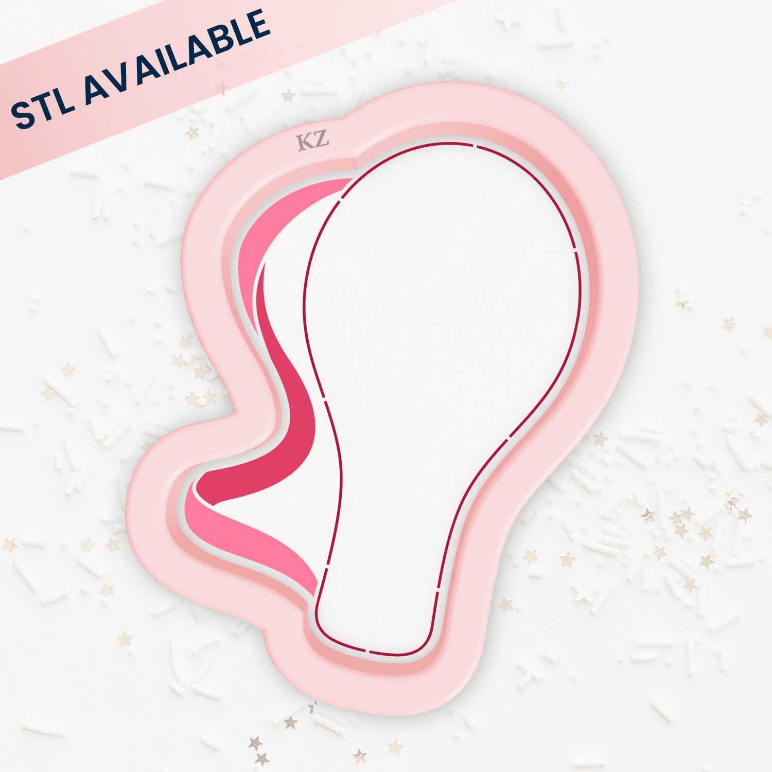 Tennis Racket Cover – Cookie Cutter & Stencil Set