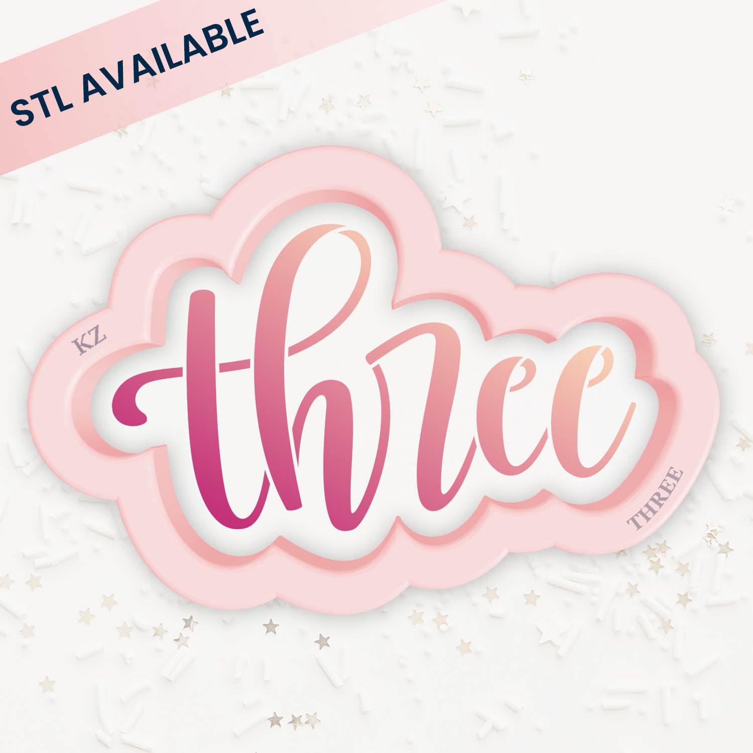 Cookie Cutters Three – Cookie Cutter & Stencil Set