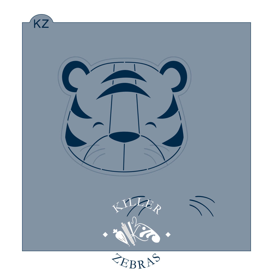 Cookie Cutters Tiger – Cookie Cutter & Stencil Set