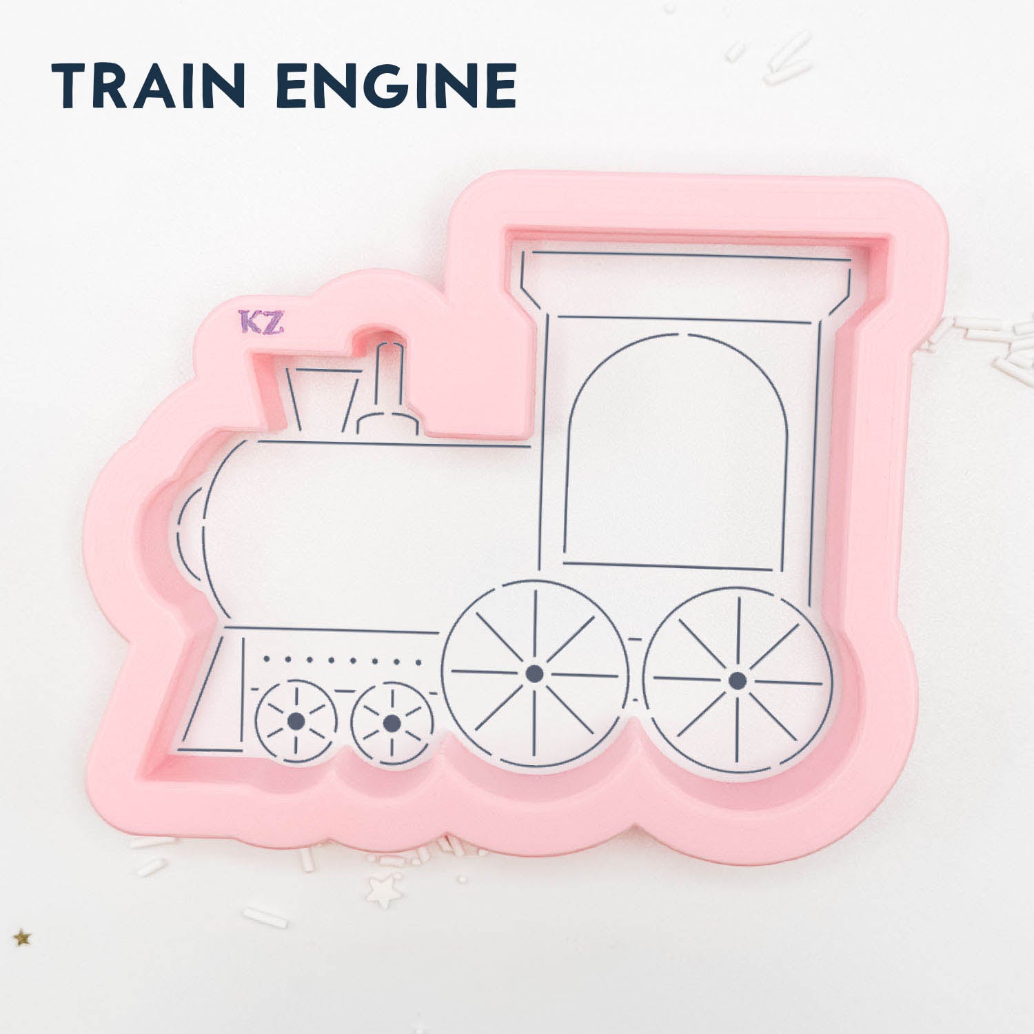 Cookie Cutters Train Cutter/Stencil Set of 4 Train Engine