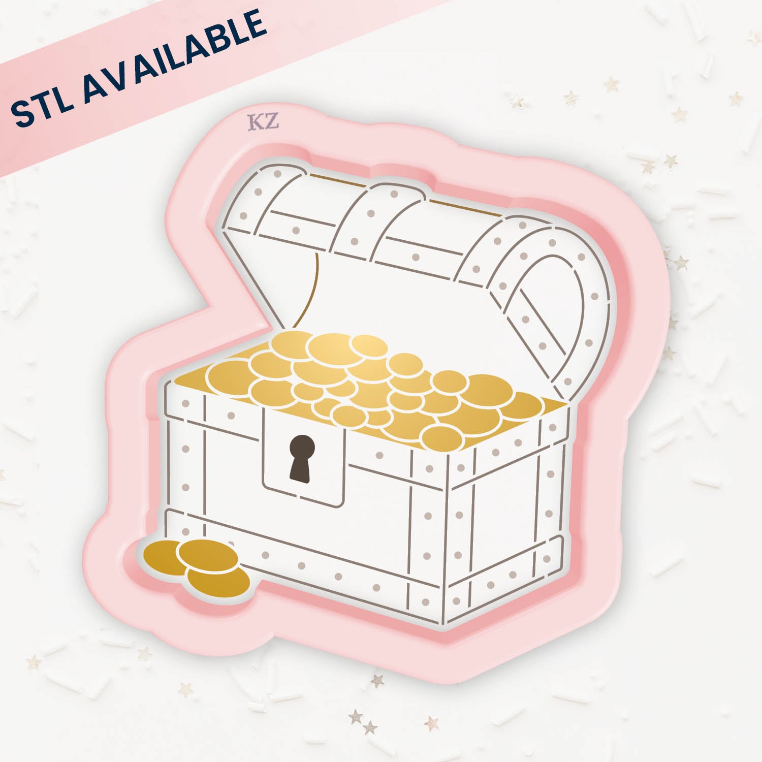 Cookie Cutters CSLA Treasure Chest – Cookie Cutter & Stencil Set