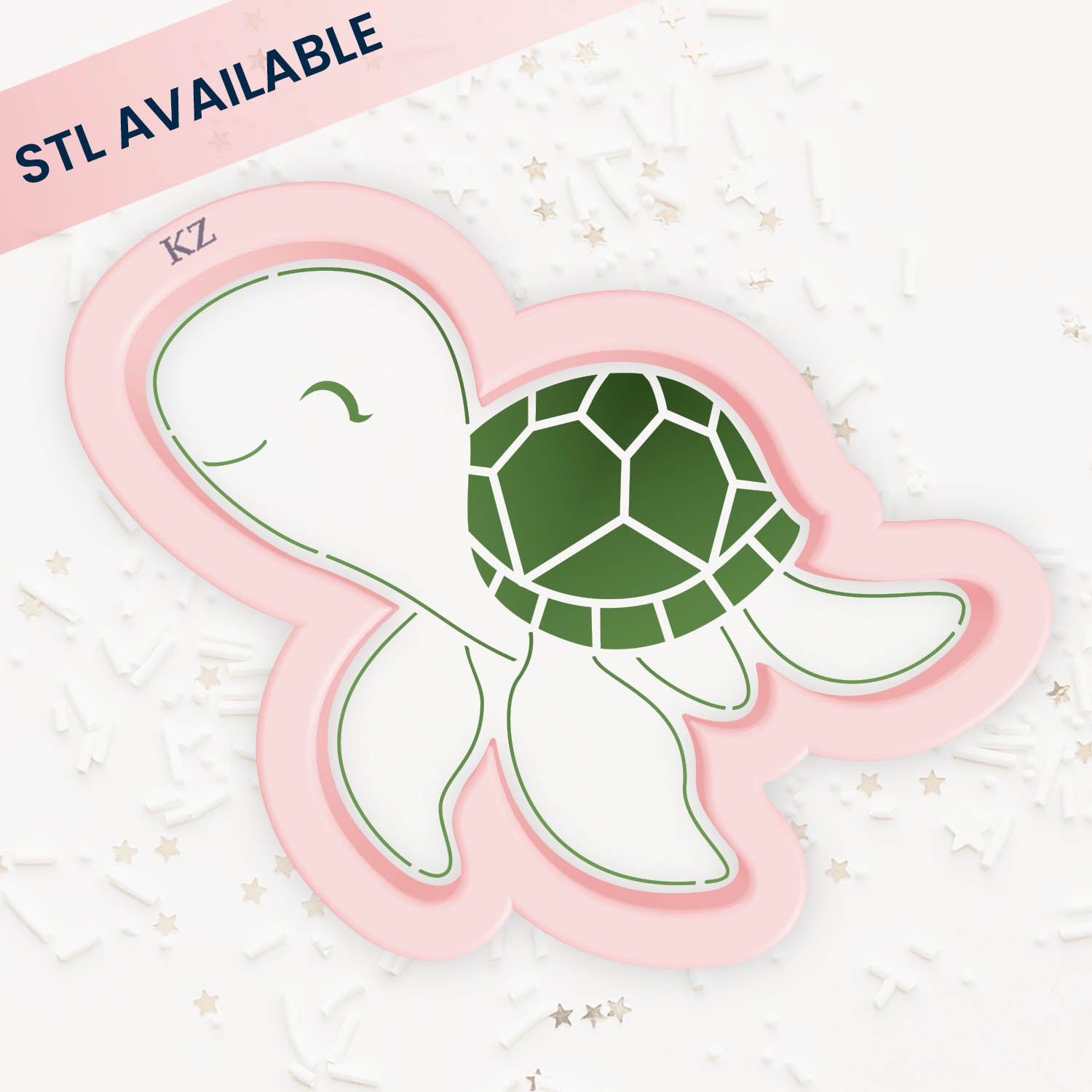 Cookie Cutters Turtle Cutter/Stencil