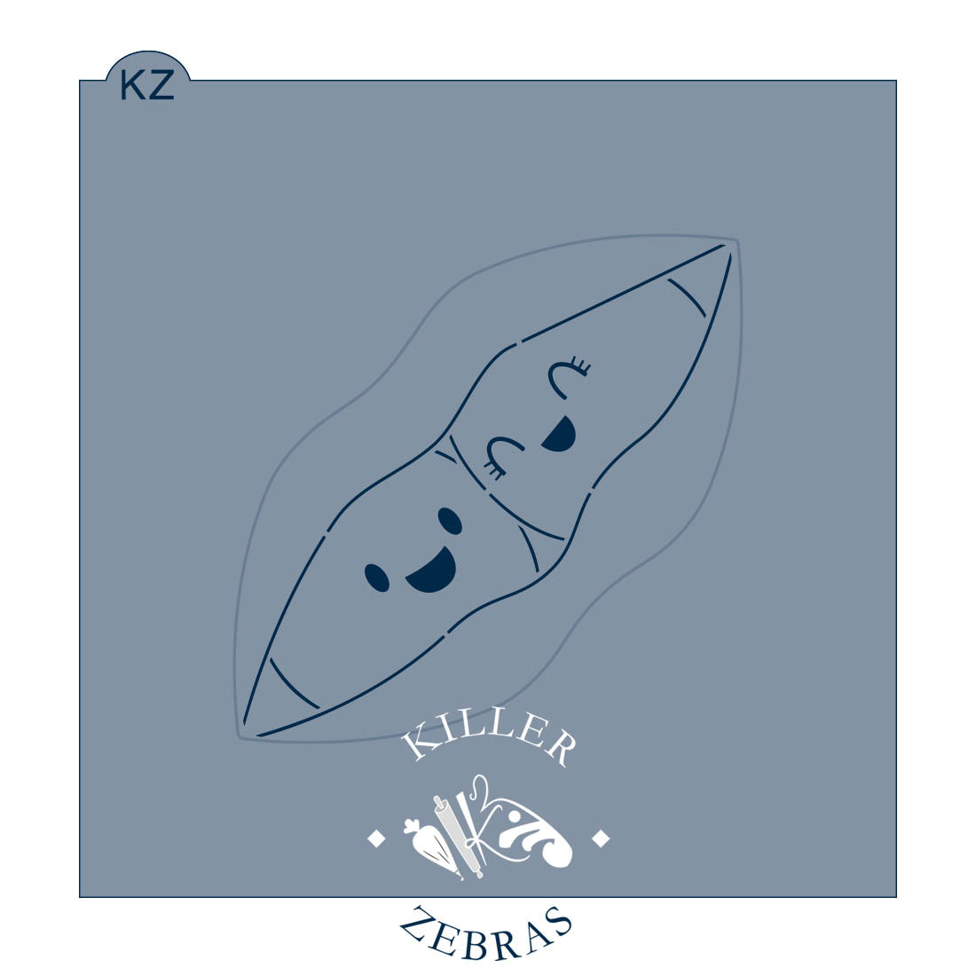 Cookie Cutters Two Peas in a Pod – Cookie Cutter & Stencil Set