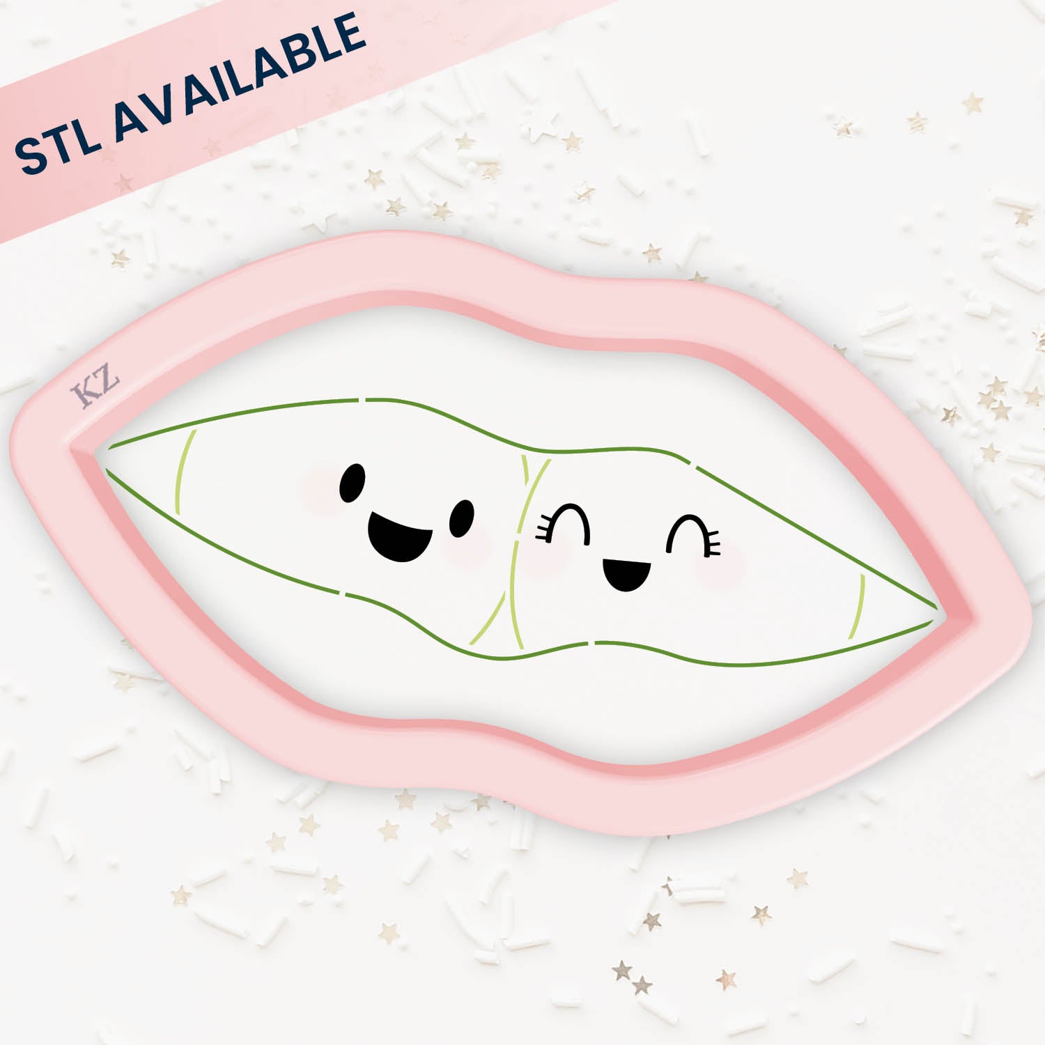 Cookie Cutters Two Peas in a Pod – Cookie Cutter & Stencil Set