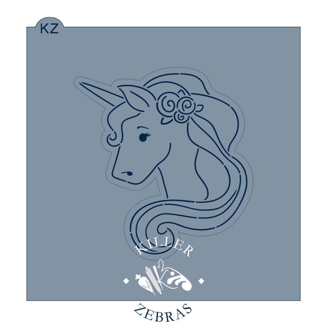 Cookie Cutters Unicorn – Cookie Cutter & Stencil Set