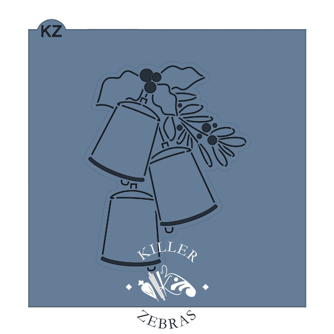 Cookie Cutters Vintage Christmas Bells Cutter/Stencil