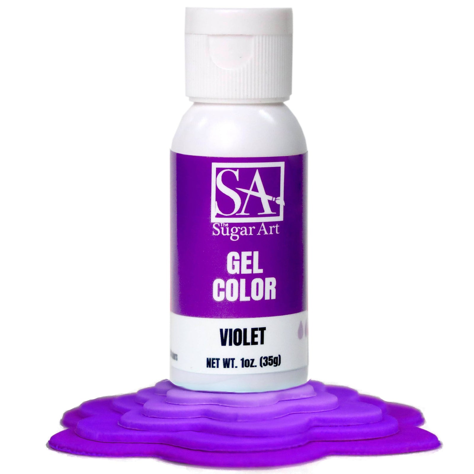 Gel Color Violet Sugar Art Gel Color