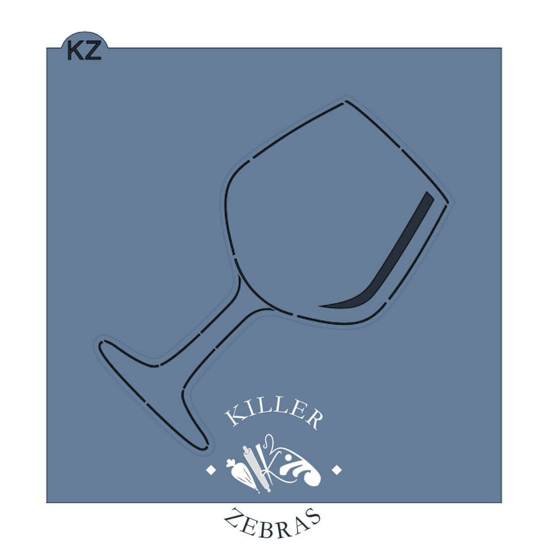 Cookie Cutters Wine Glass Cutter/Stencil