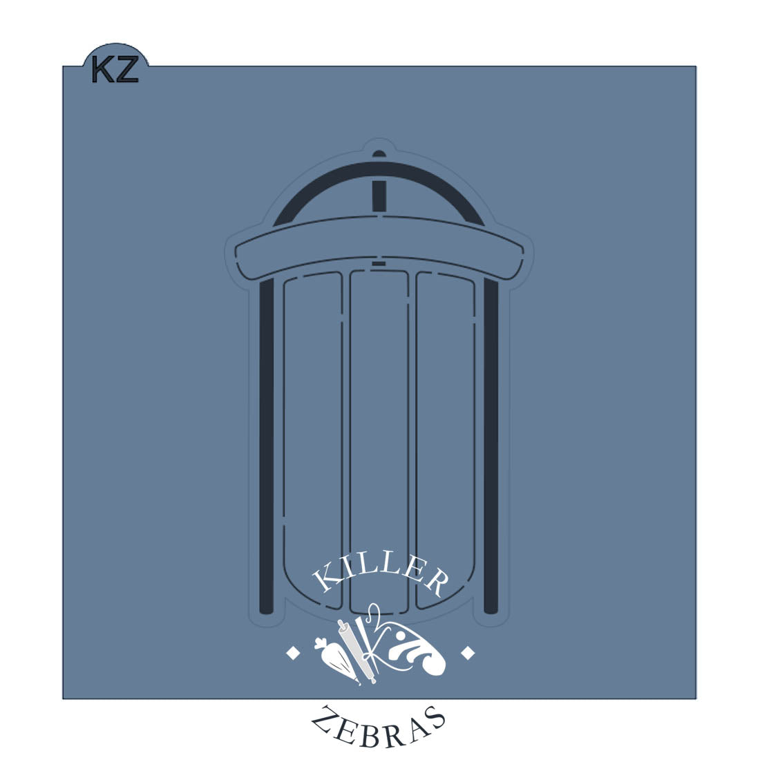 Cookie Cutters Wooden Sled Cutter/Stencil