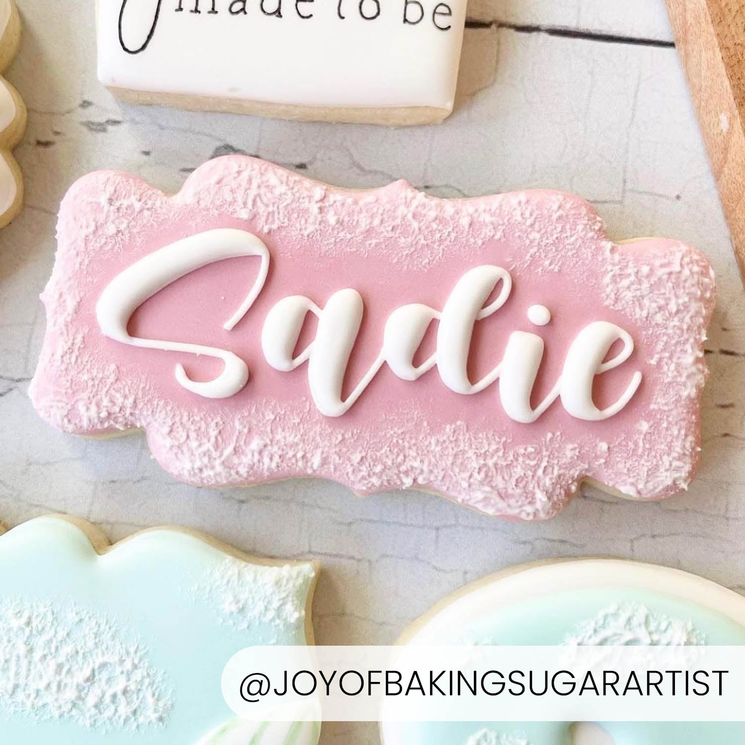 Cookie Cutters The Adele Plaque Cookie Cutter