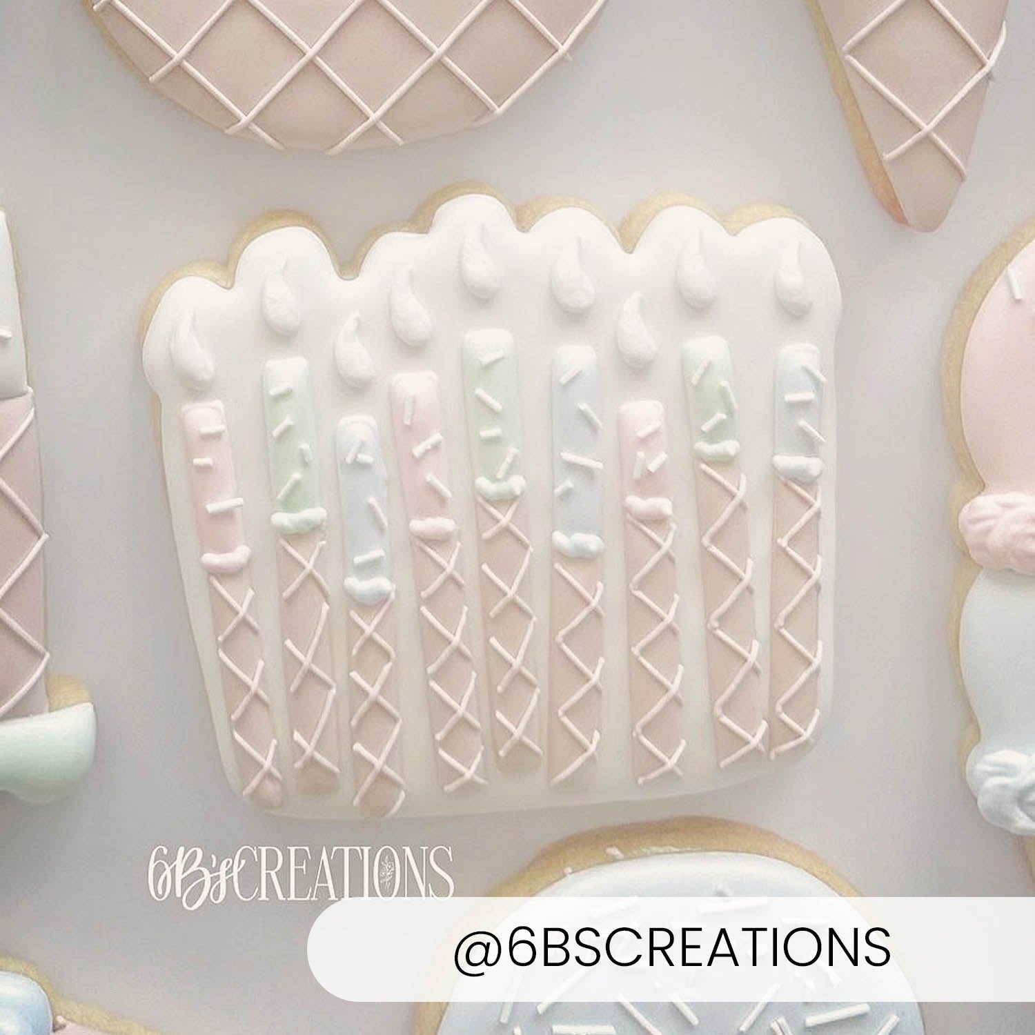 Cookie Cutters Birthday Candles Cutter/Stencil