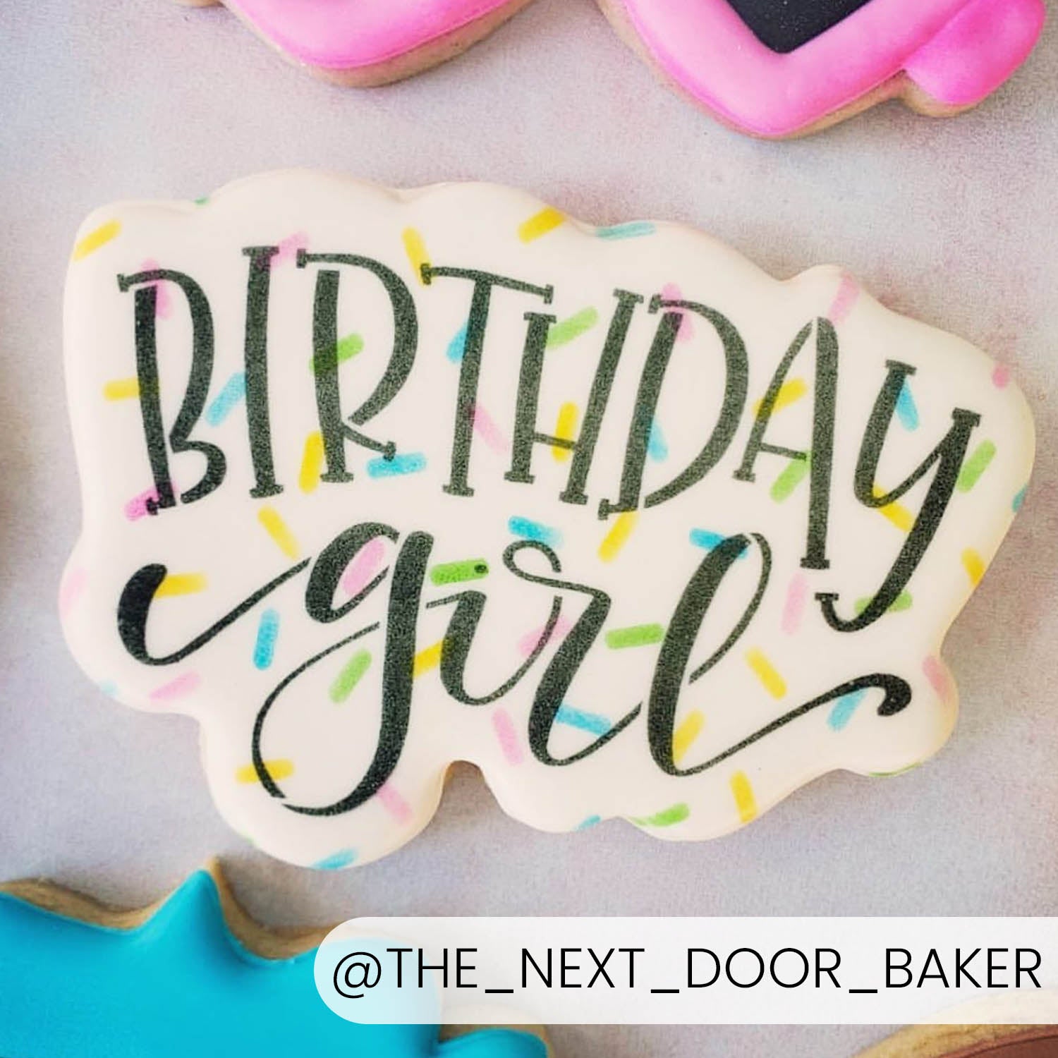 Cookie Cutters Birthday Girl Cutter/Stencil