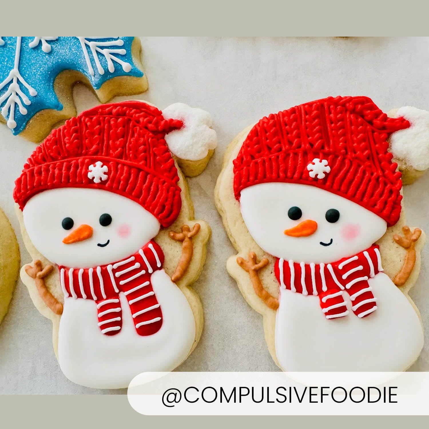Snowman Bundled Up – Cookie Cutter & Stencil Set