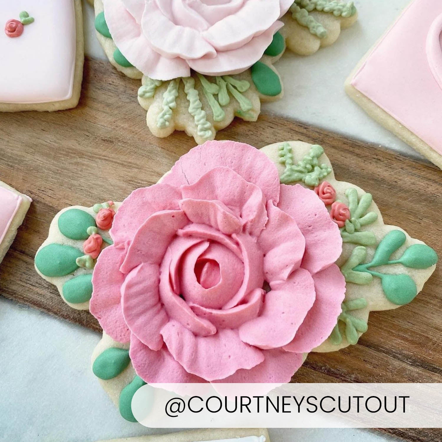 Cookie Cutters Flower Bunch Cutter/Stencil