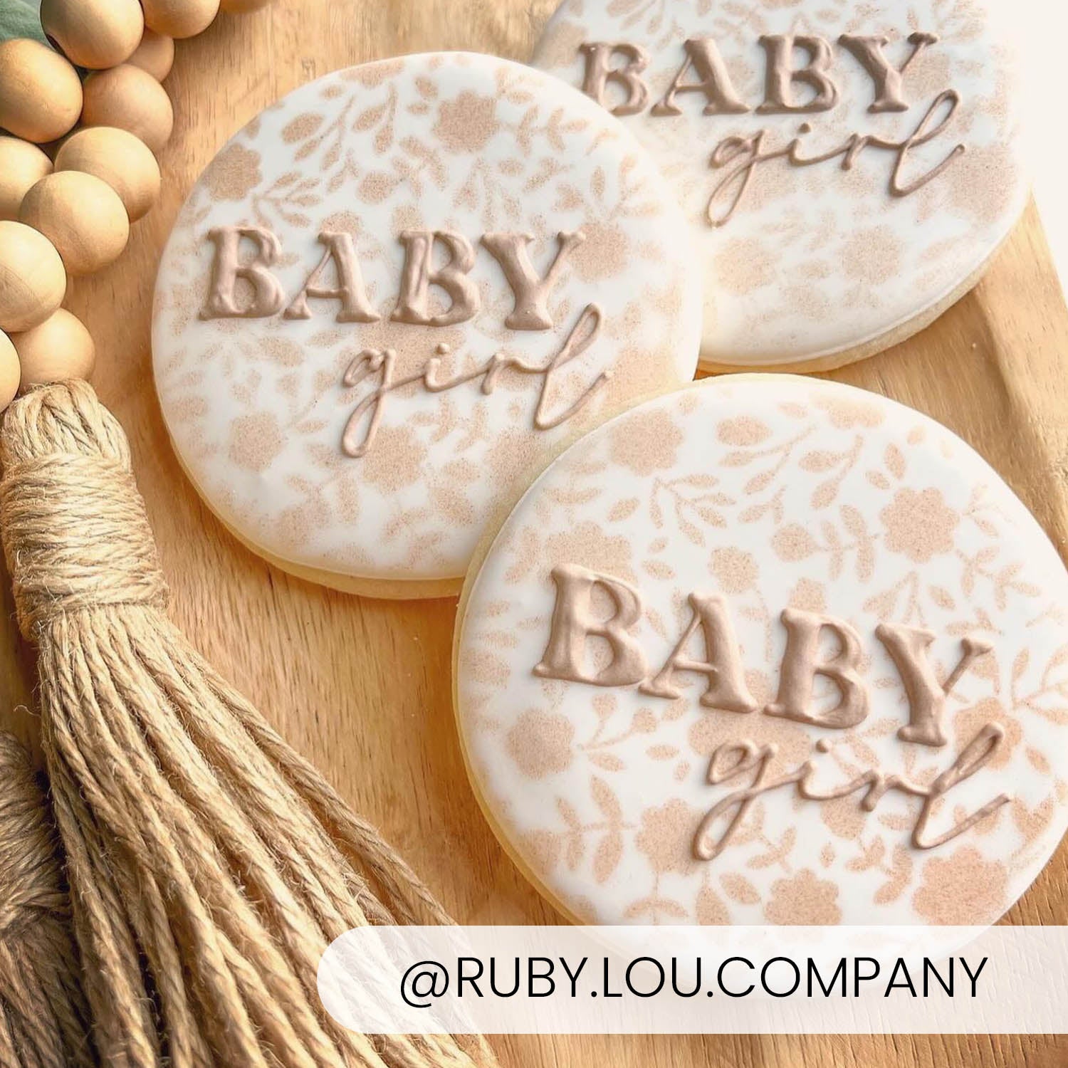 5.5 x 5.5 Stencil Flower Bomb Stencil