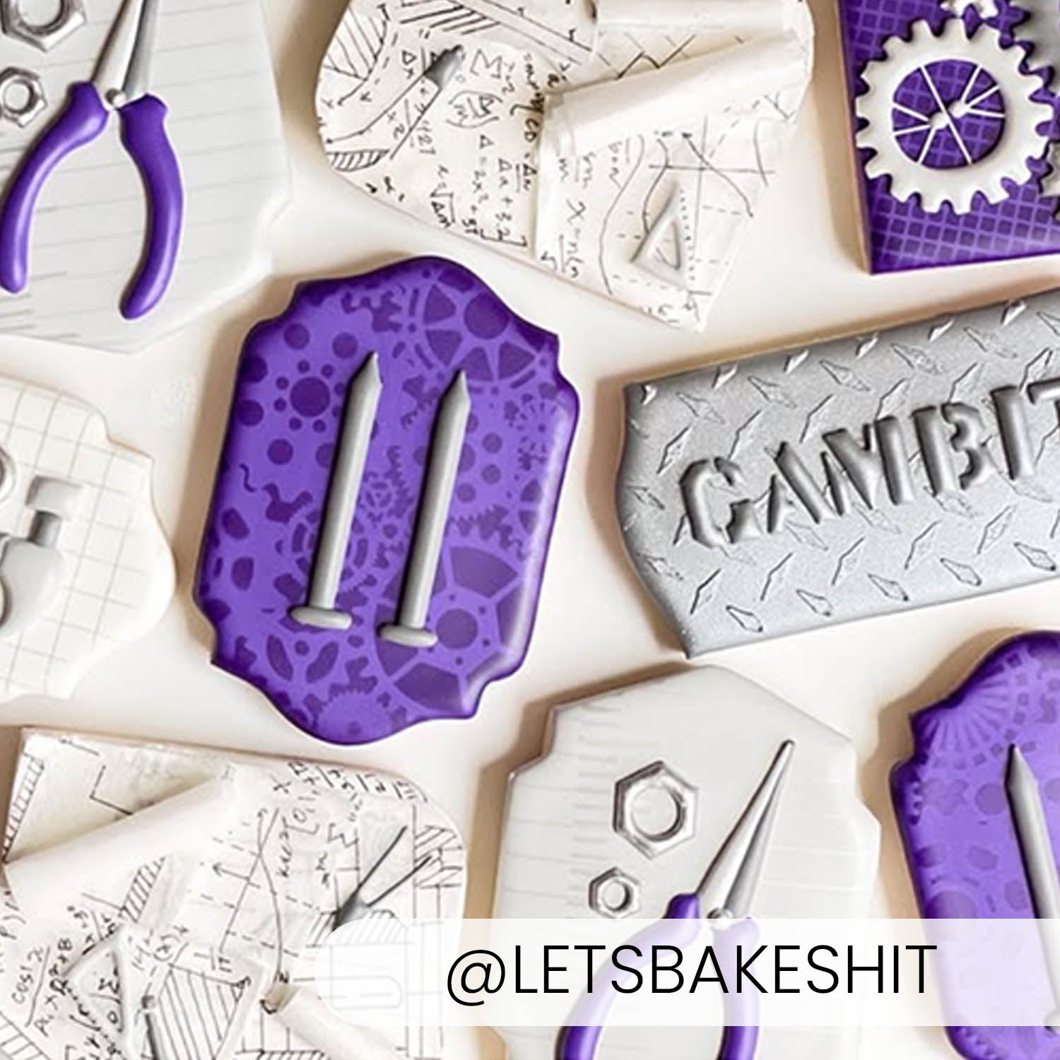 Gears – Cookie Stencil