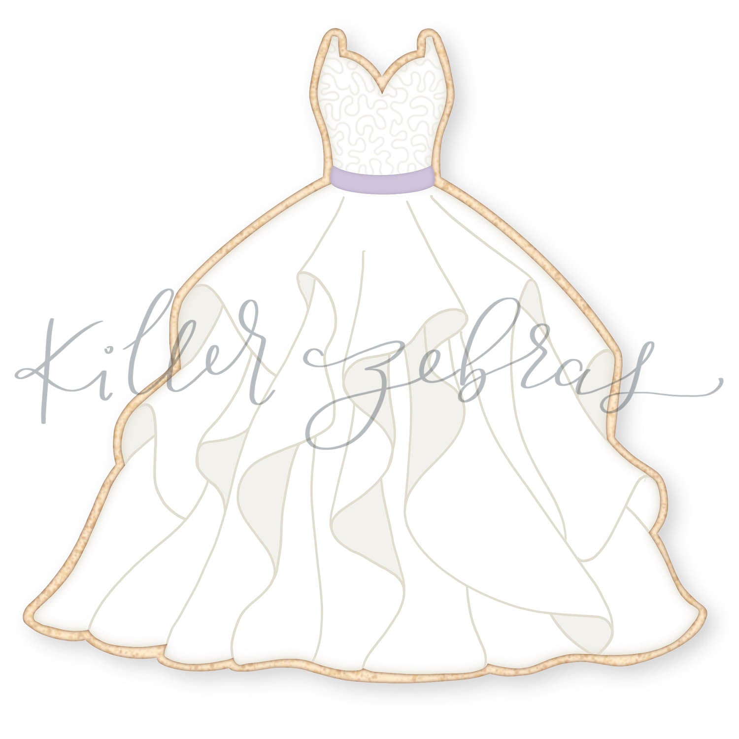 Cookie Cutters The Marilyn Wedding Dress Cutter/Stencil