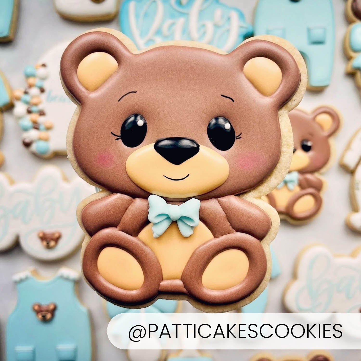 Teddy Bear – Cookie Cutter & Stencil Set
