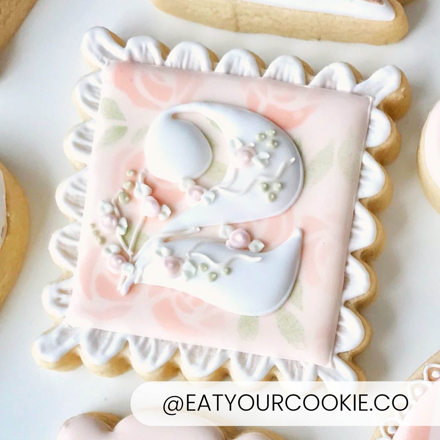 5.5 x 5.5 Stencil Roses - Single/2 Part Stencil