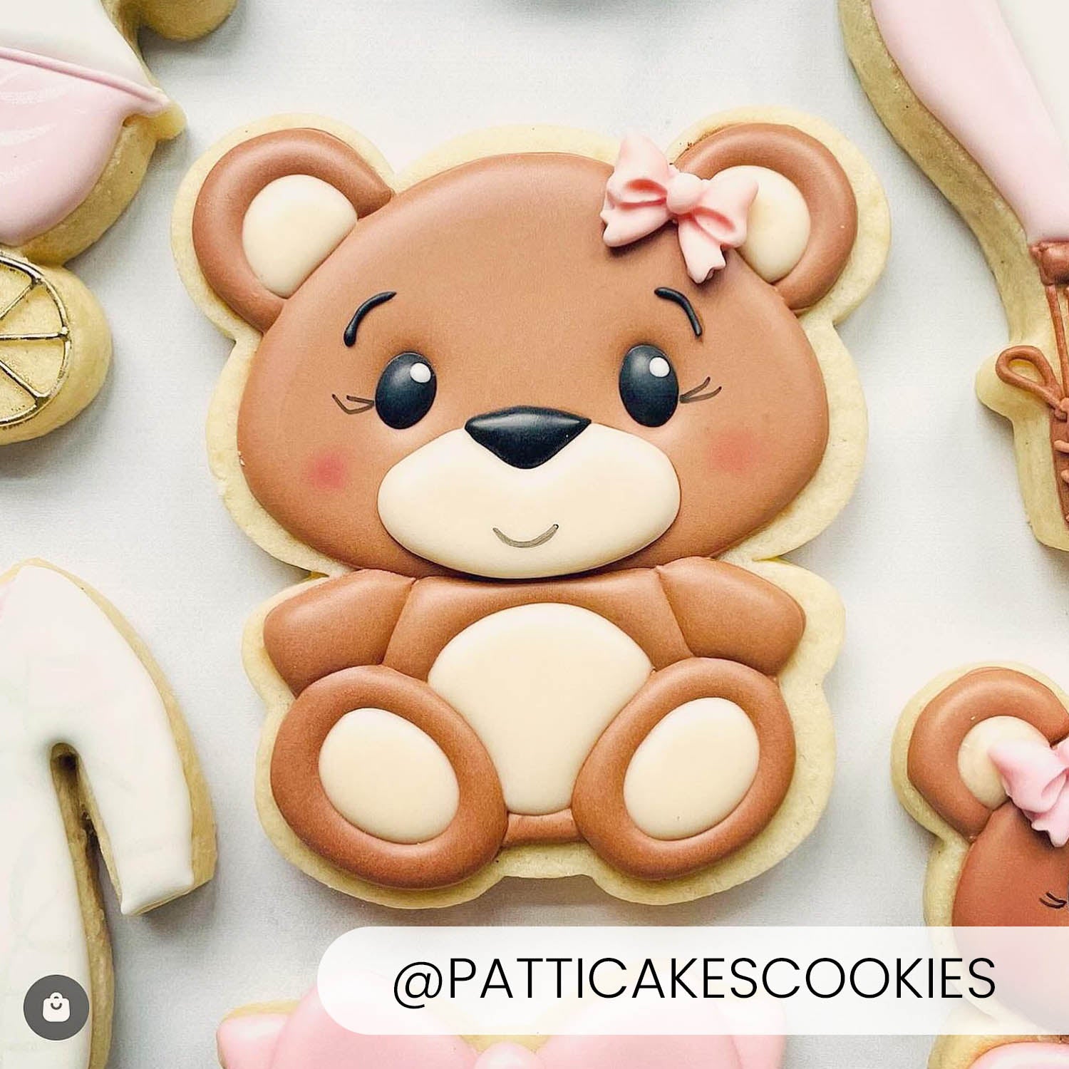 Cookie Cutters Teddy Bear Cutter/Stencil