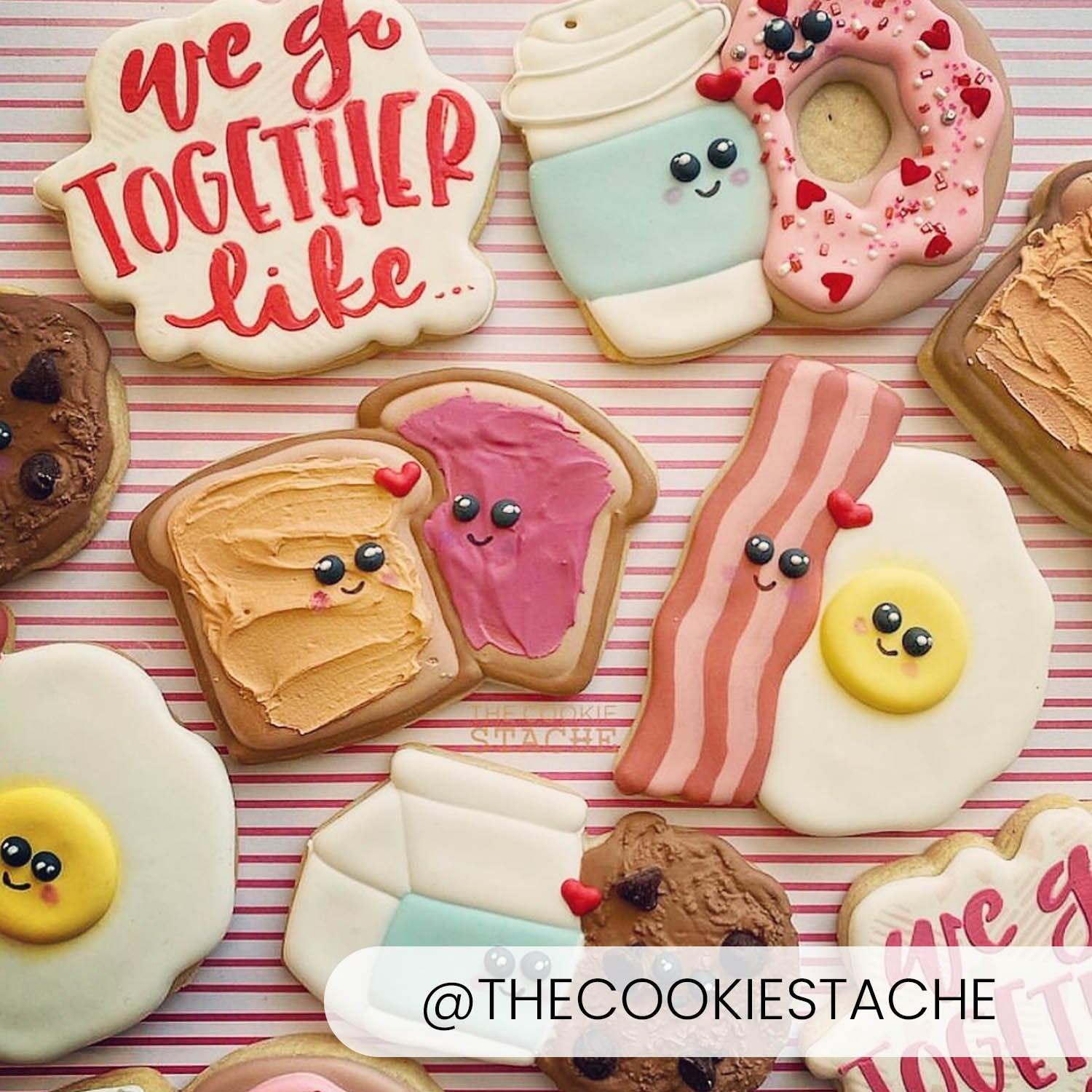 Cookie Cutters We Go Together Like – Cookie Cutter & Stencil Set