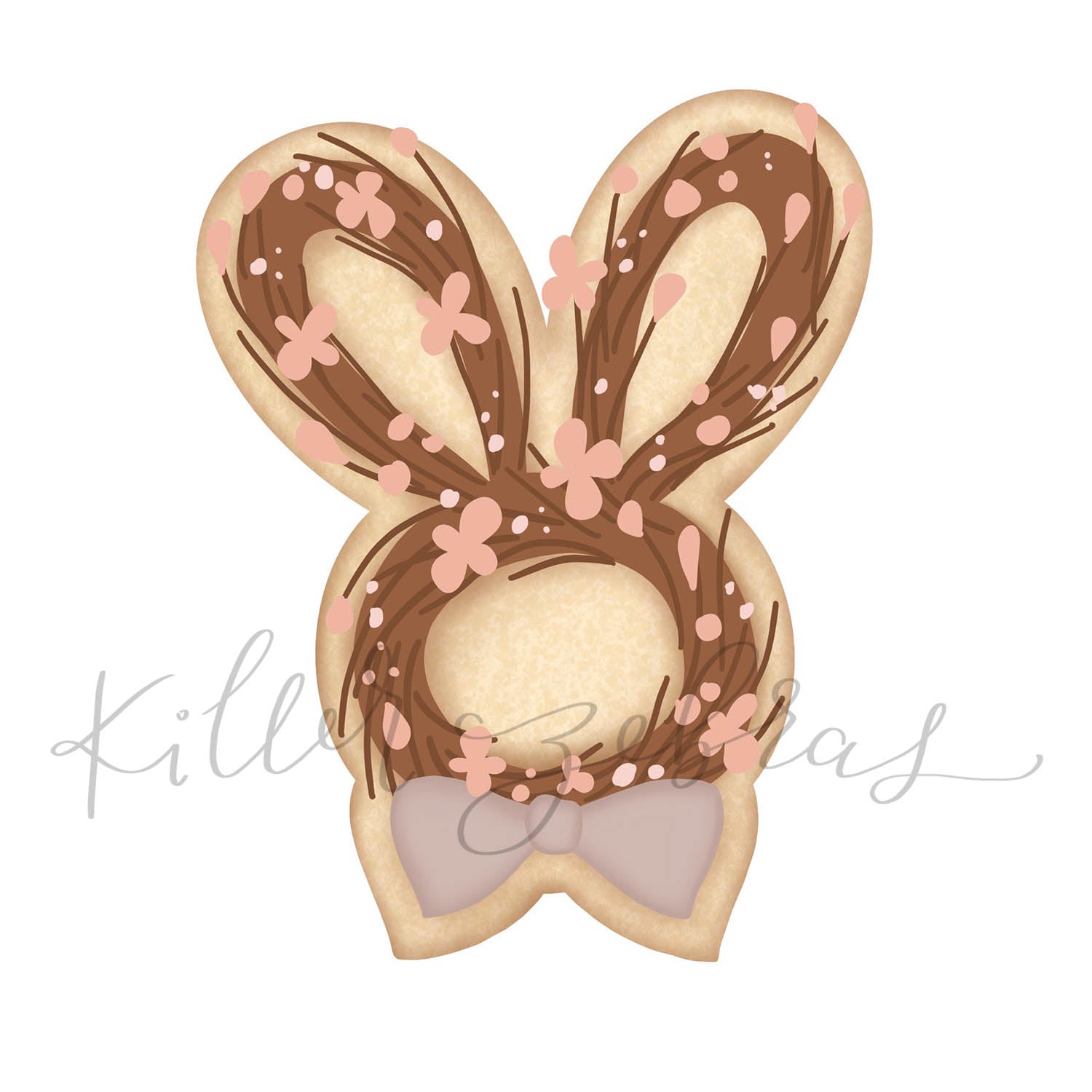 Cookie Cutters Bunny Wreath Cutter/Stencil