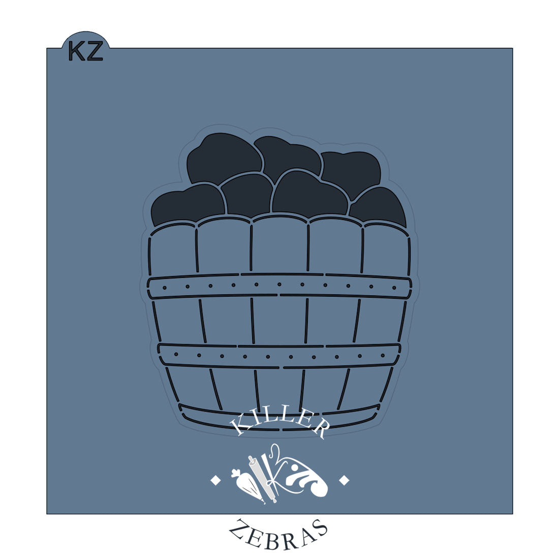 Cookie Cutters Bushel of Apples Cutter/Stencil