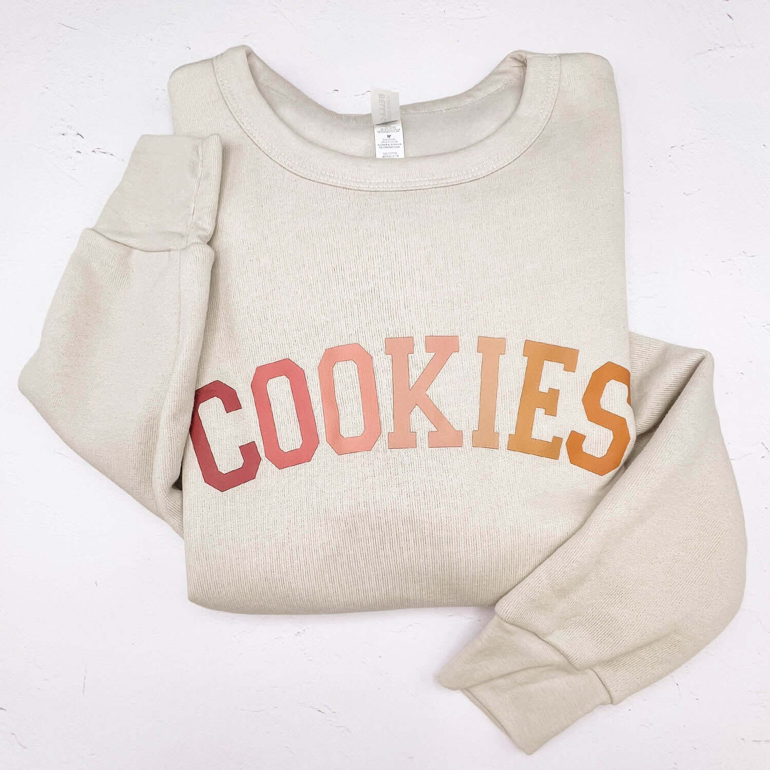Shirts COOKIES Oatmeal Crew Neck Sweatshirt