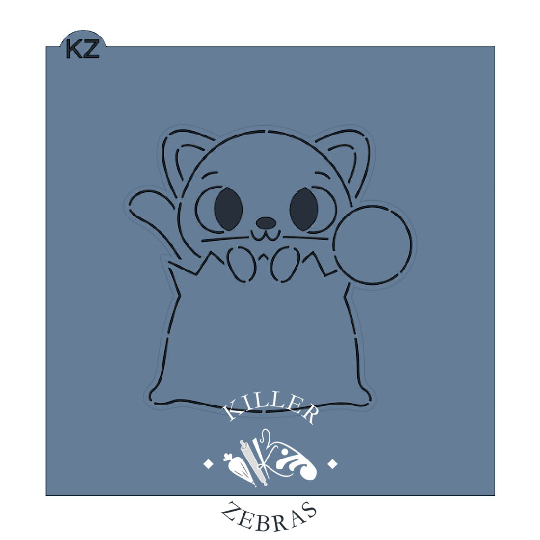 Cookie Cutters Cat in Candy Bag Cutter/Stencil