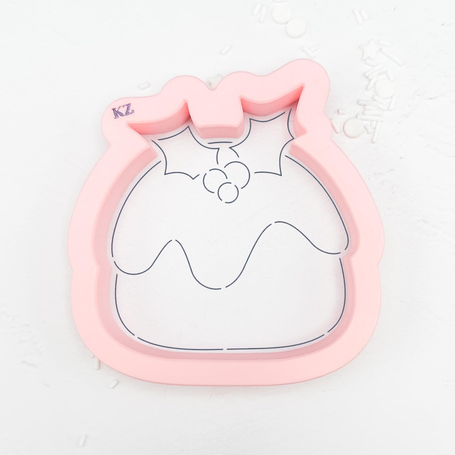 Cookie Cutters Christmas Pudding Cutter/Stencil