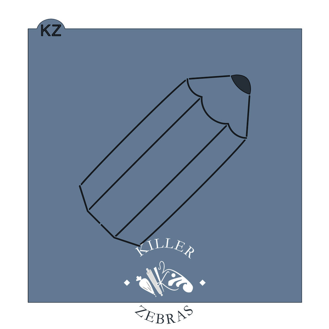 Cookie Cutters Colored Pencil – Cookie Cutter & Stencil Set