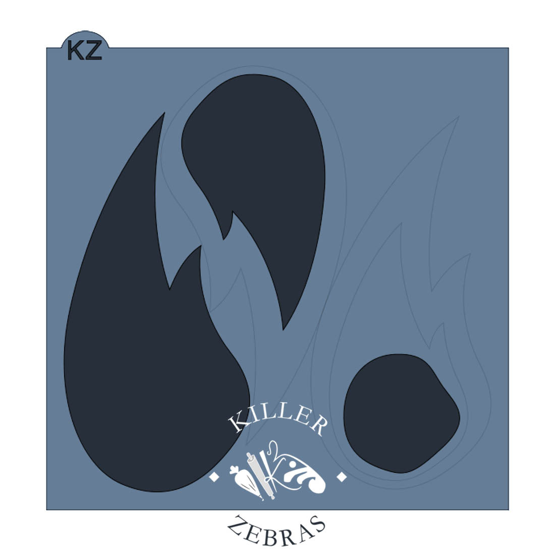 Cookie Cutters Comet – Cookie Cutter & Stencil Set