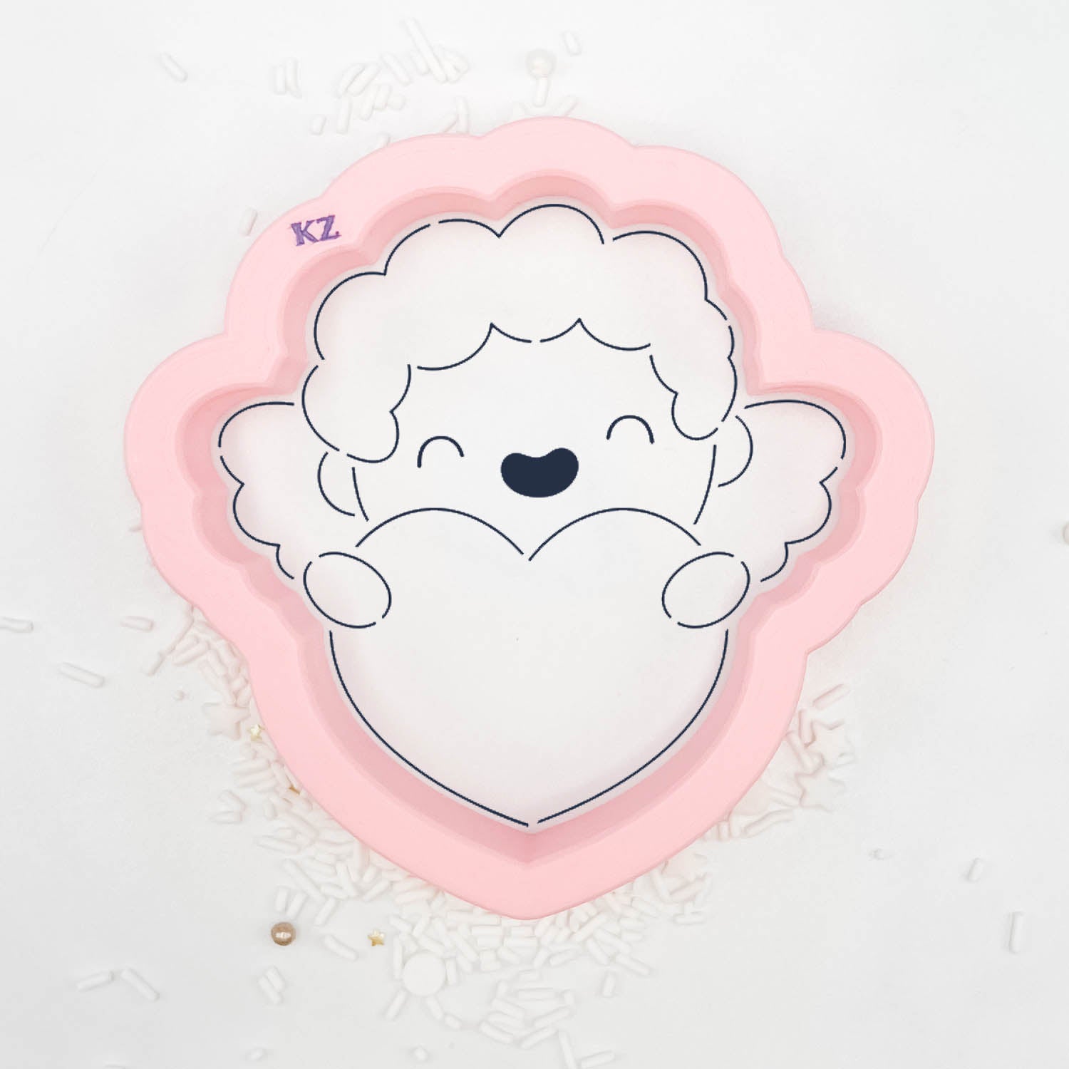 Cookie Cutters Cupid with Heart Cutter/Stencil