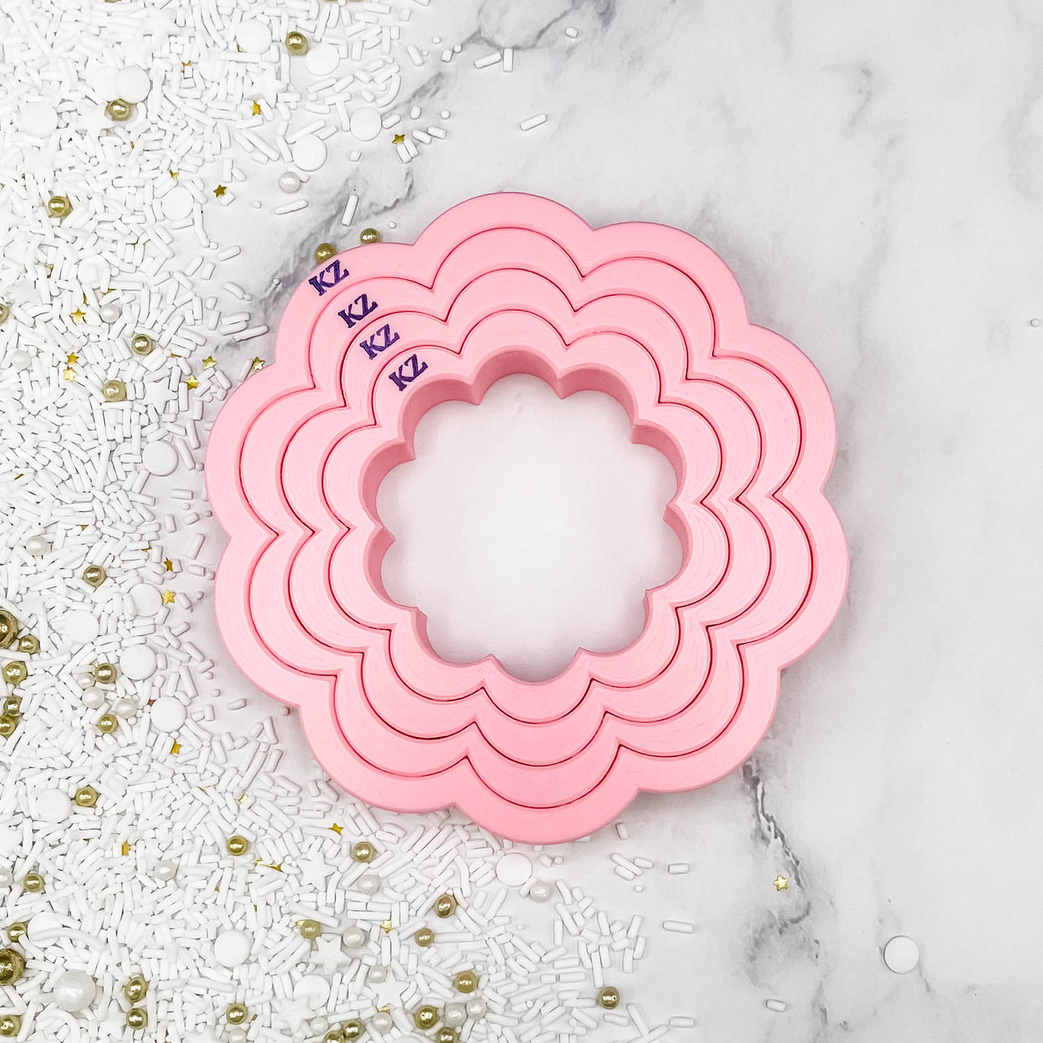 Cookie Cutters Nesting Scalloped Circles Cutter Set