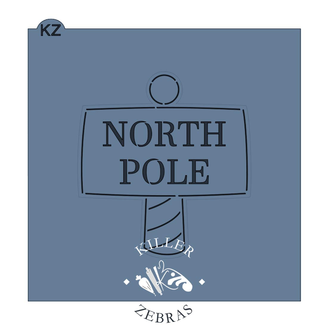Cookie Cutters North Pole Cutter/Stencil