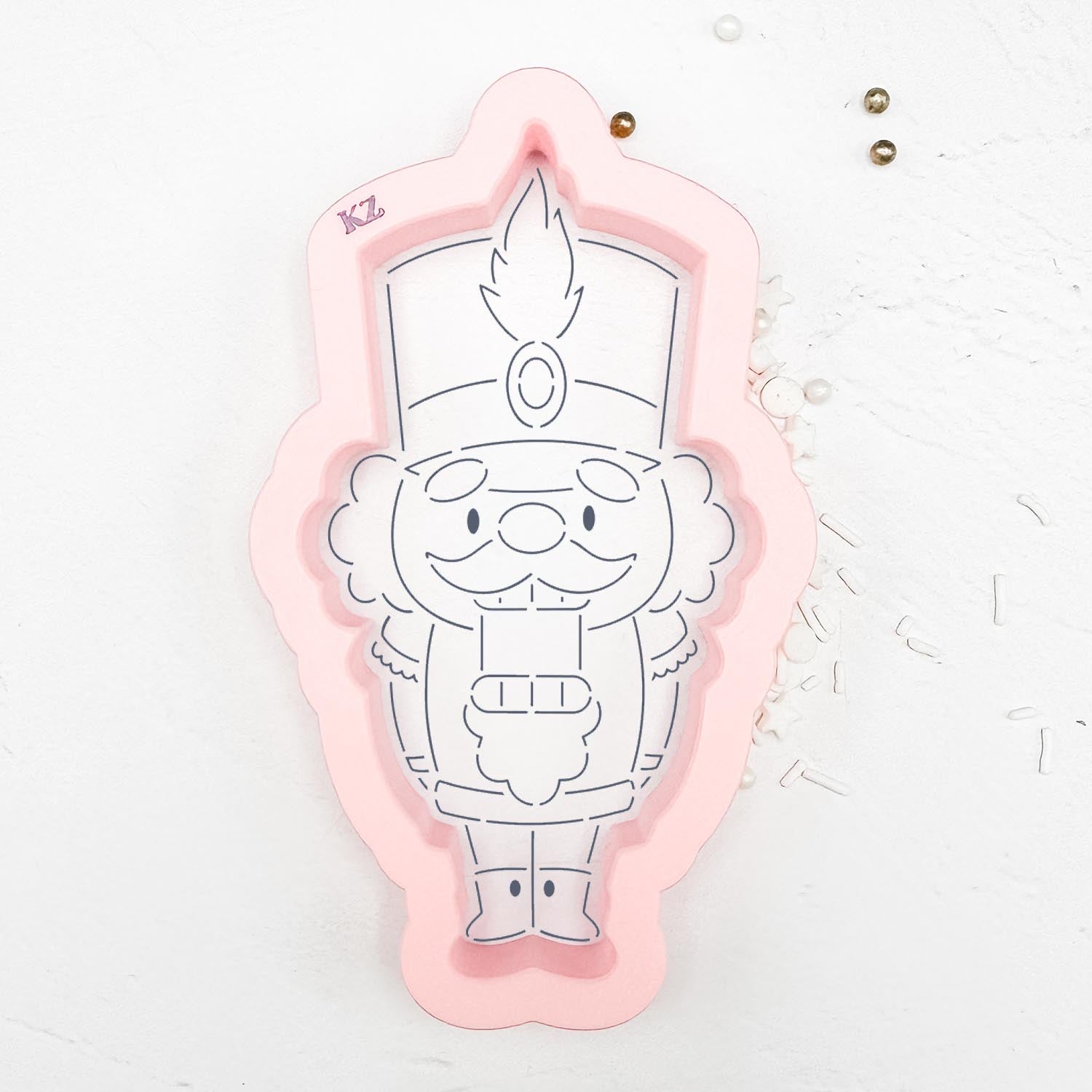 Cookie Cutters Nutcracker (Style 1) – Cookie Cutter & Stencil Set