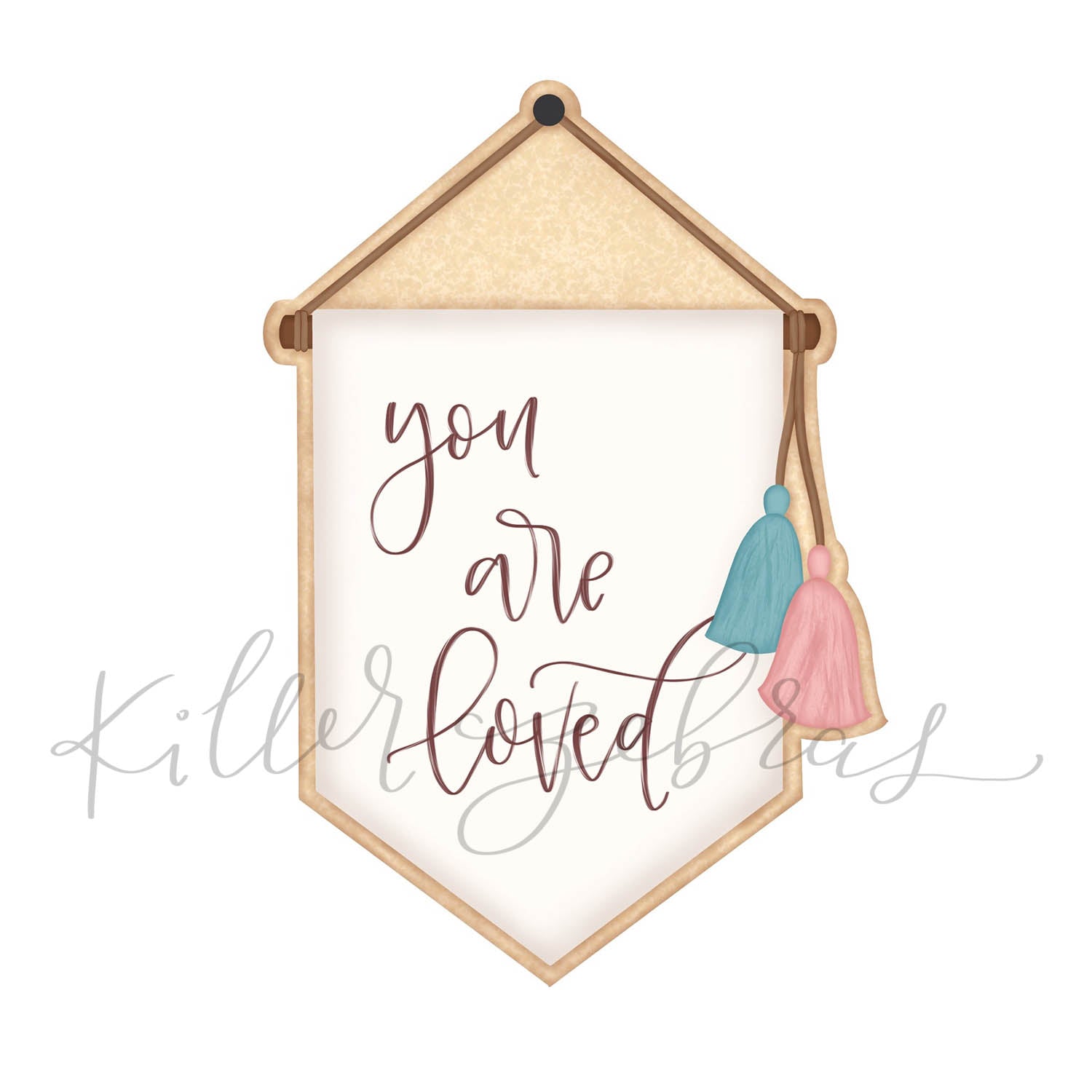 Cookie Cutters Tasseled Pennant Banner Cutter/Stencil