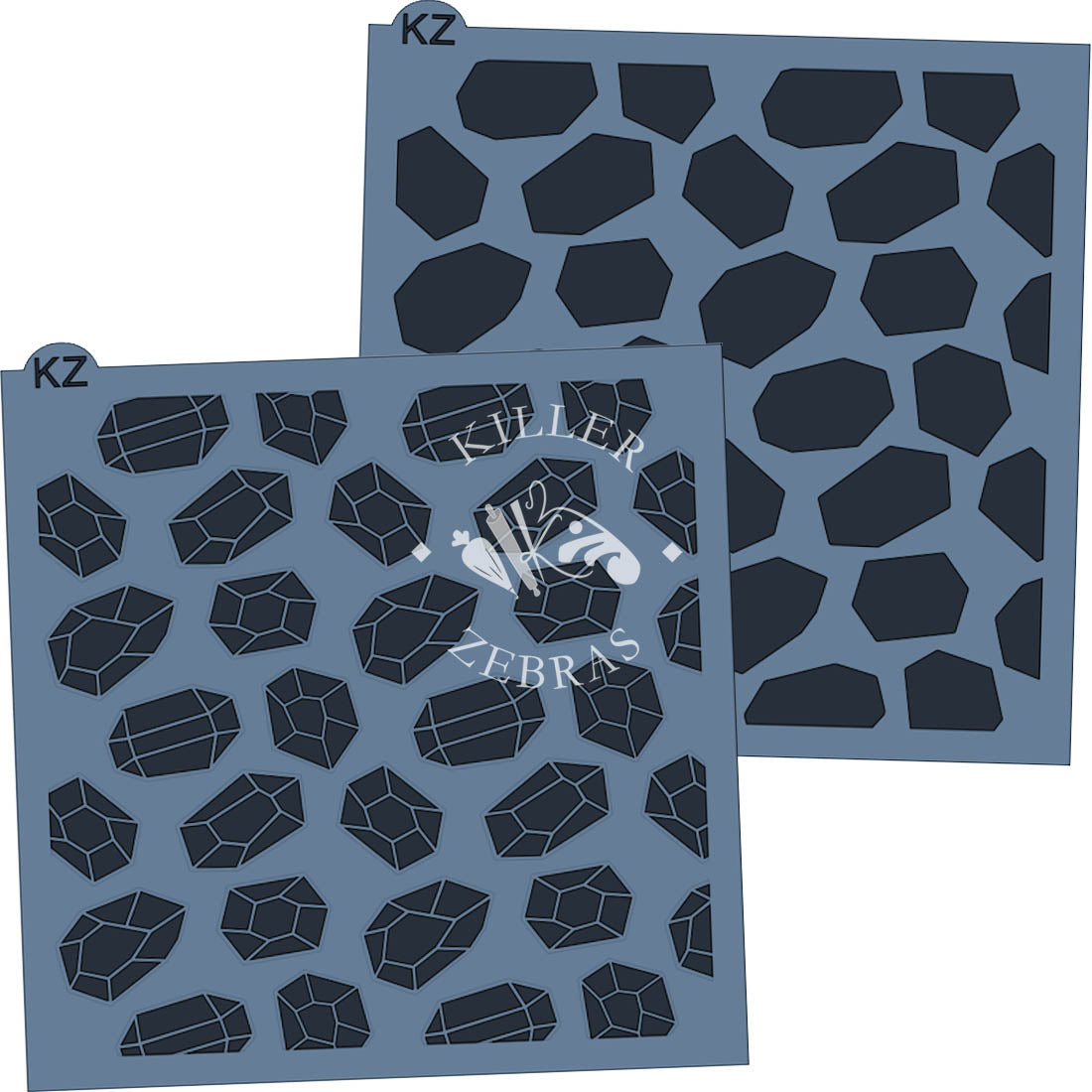 5.5 x 5.5 Stencil Precious Gems – Layered Cookie Stencil