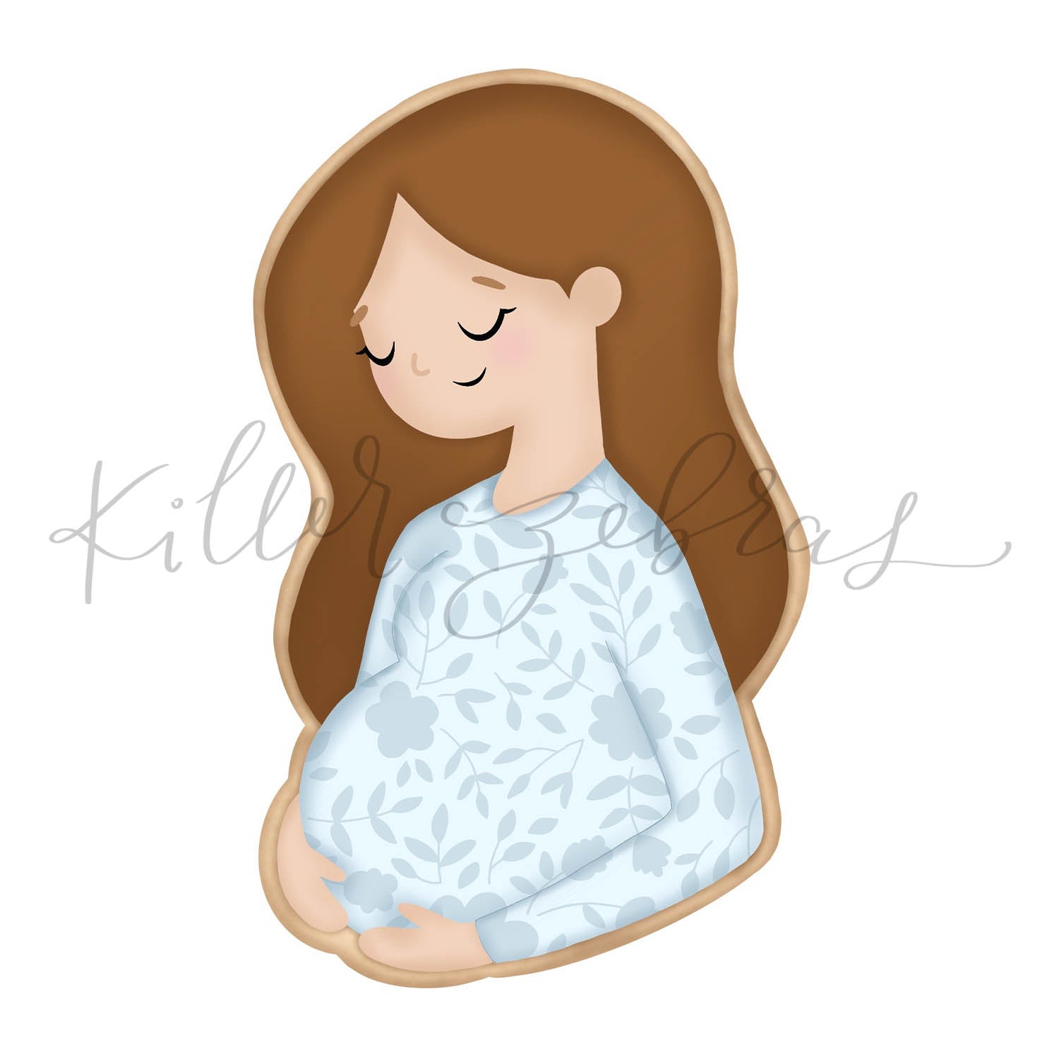 Cookie Cutters Pregnant Woman – Cookie Cutter & Stencil Set