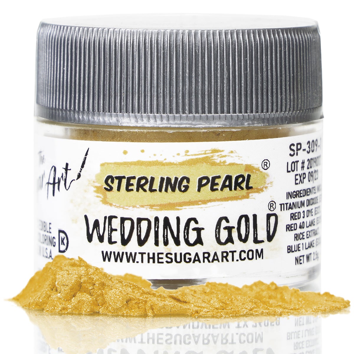 Luster Dust WEDDING GOLD Luster Dust - Sterling Pearl