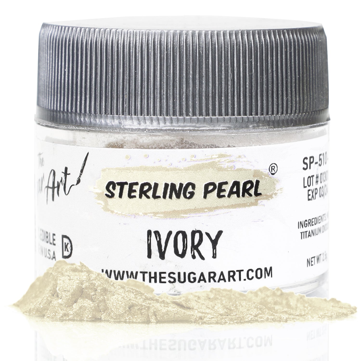 Luster Dust IVORY Luster Dust - Sterling Pearl