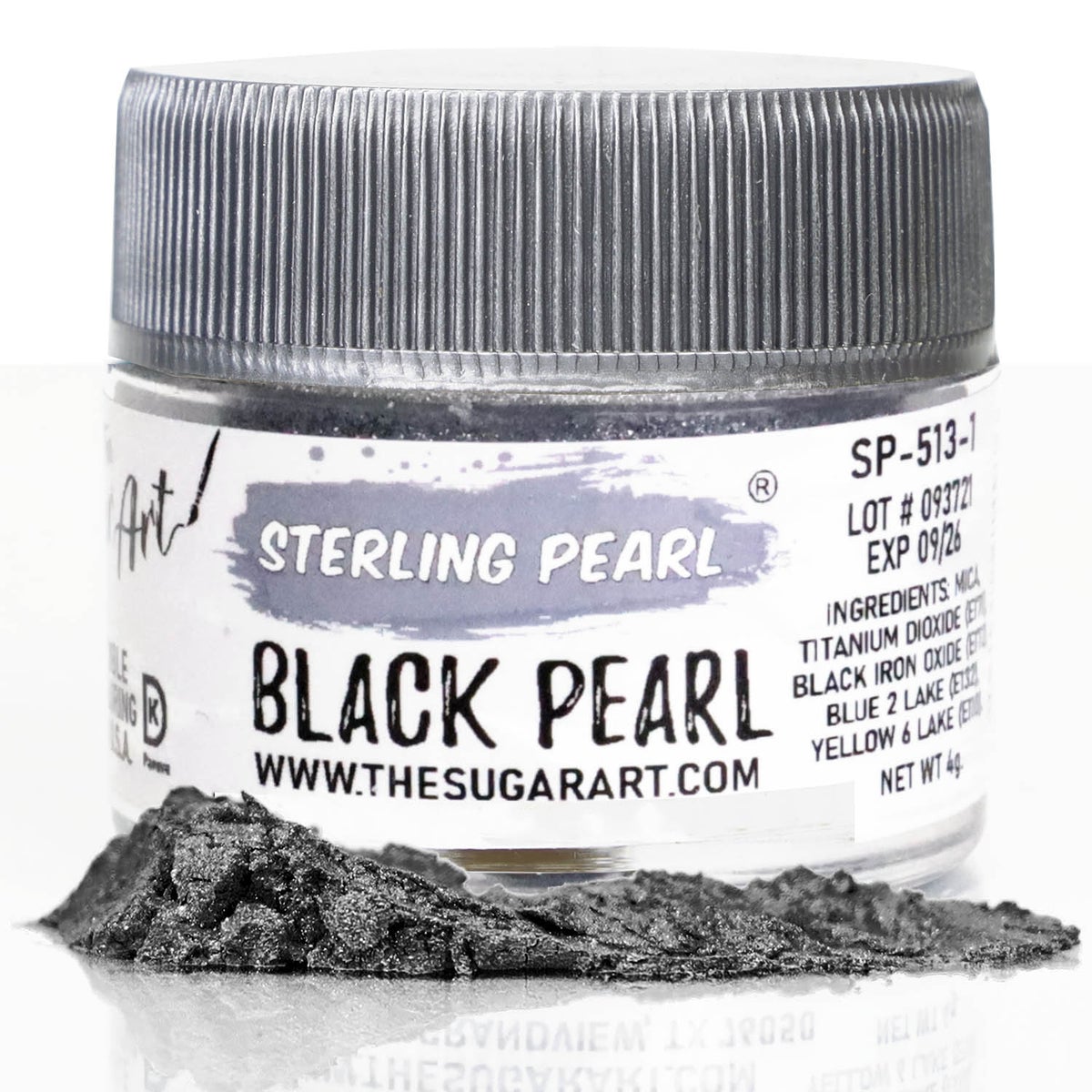Luster Dust BLACK PEARL Luster Dust - Sterling Pearl