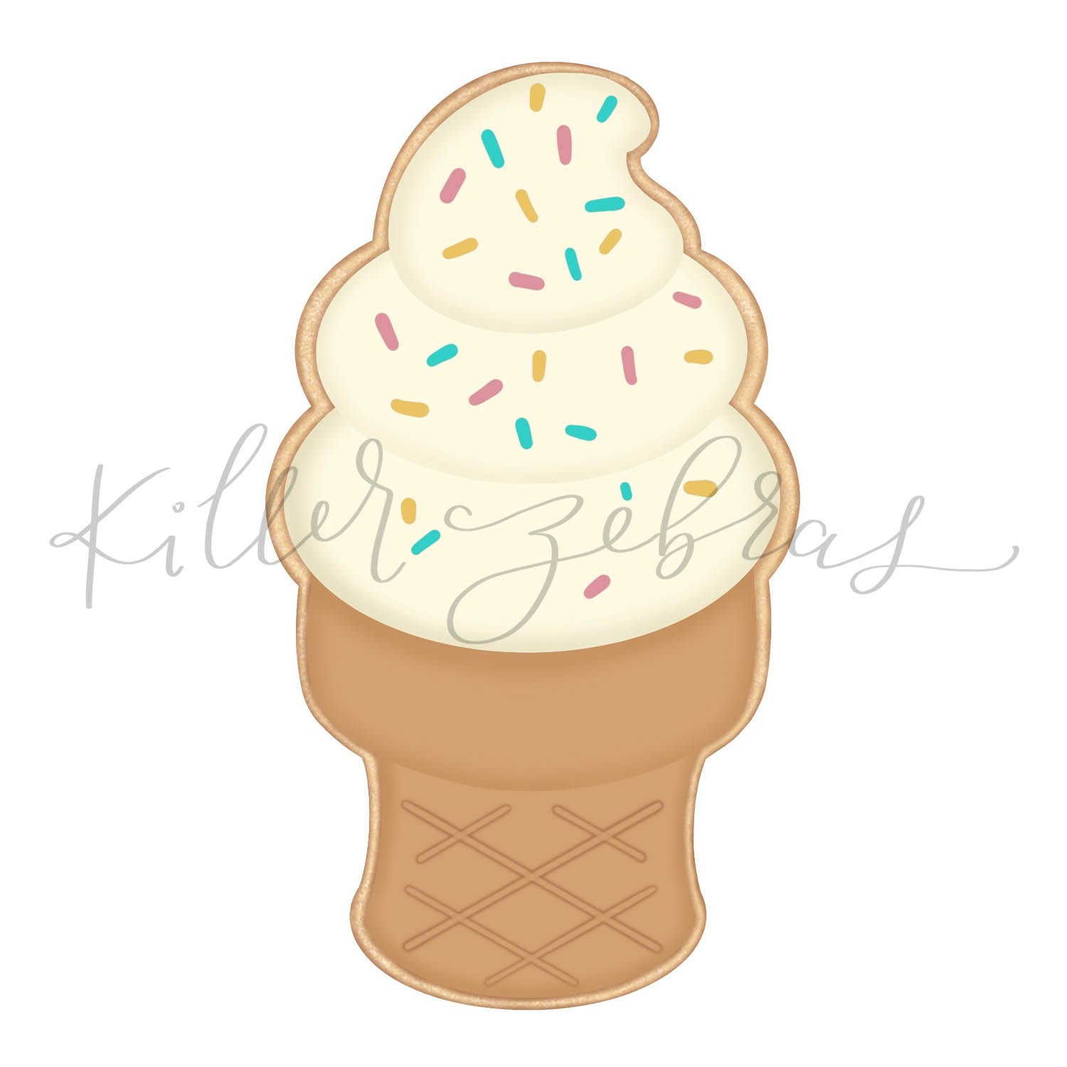 Cookie Cutters SSB Swirl Cone Cutter