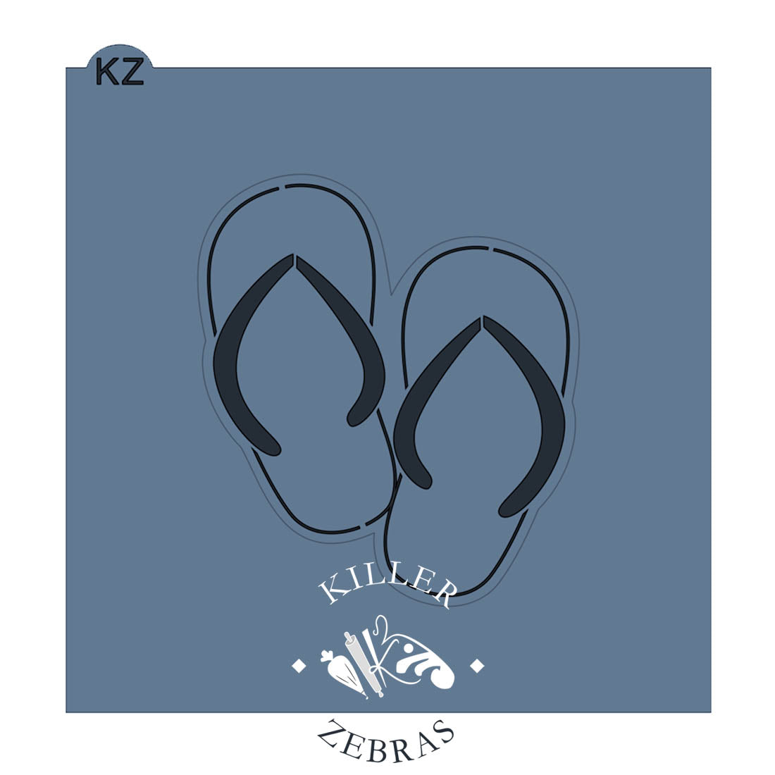 Cookie Cutters Sandals Cutter/Stencil