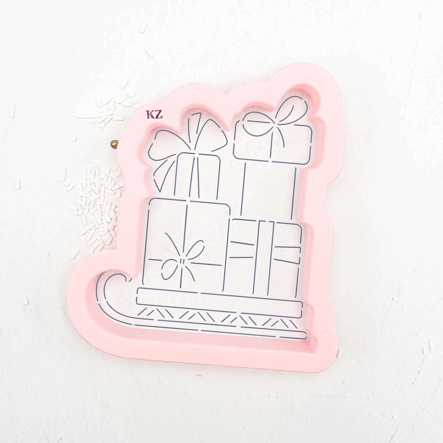Cookie Cutters Sled with Presents Cutter/Stencil