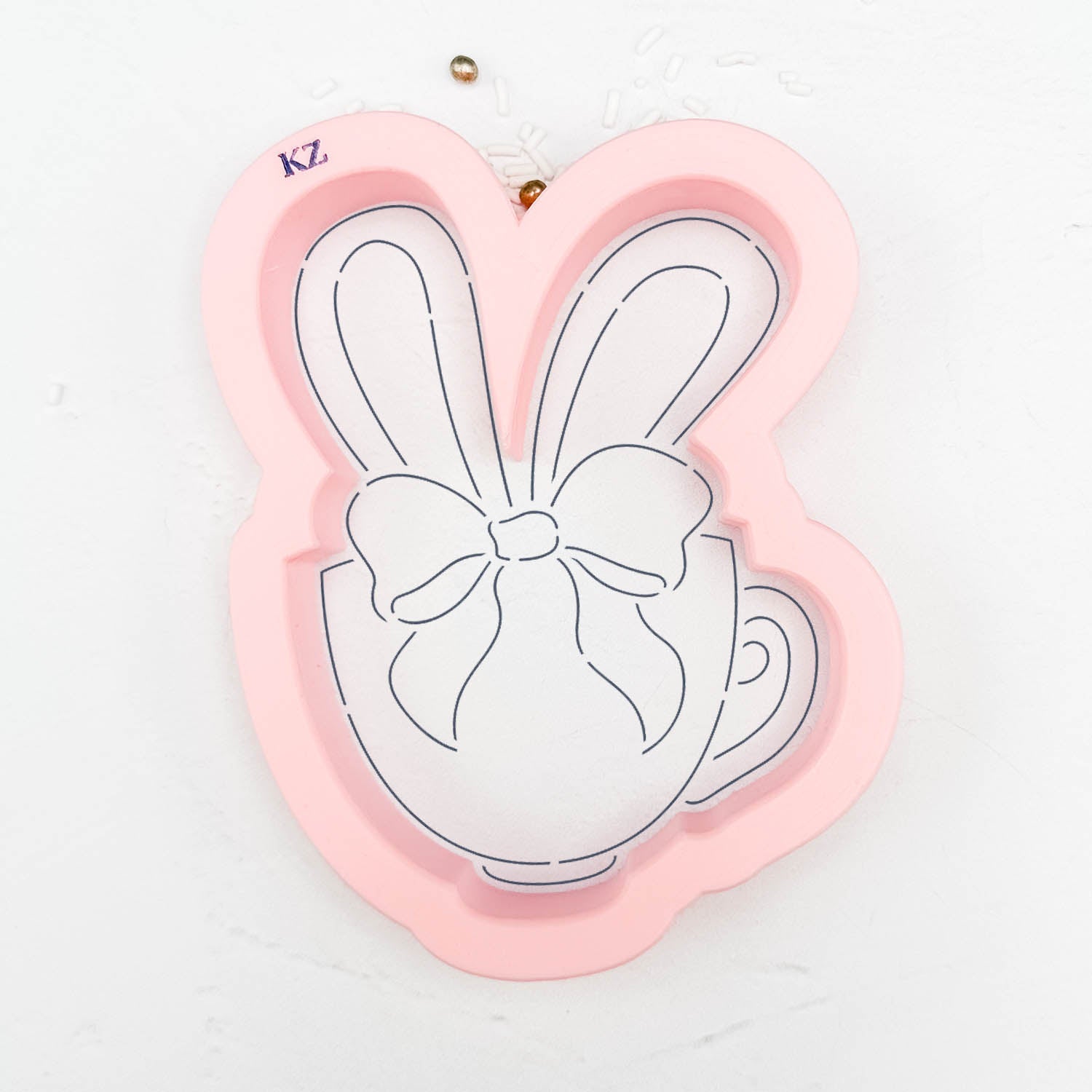 Cookie Cutters Teacup Bunny Ears Cutter/Stencil