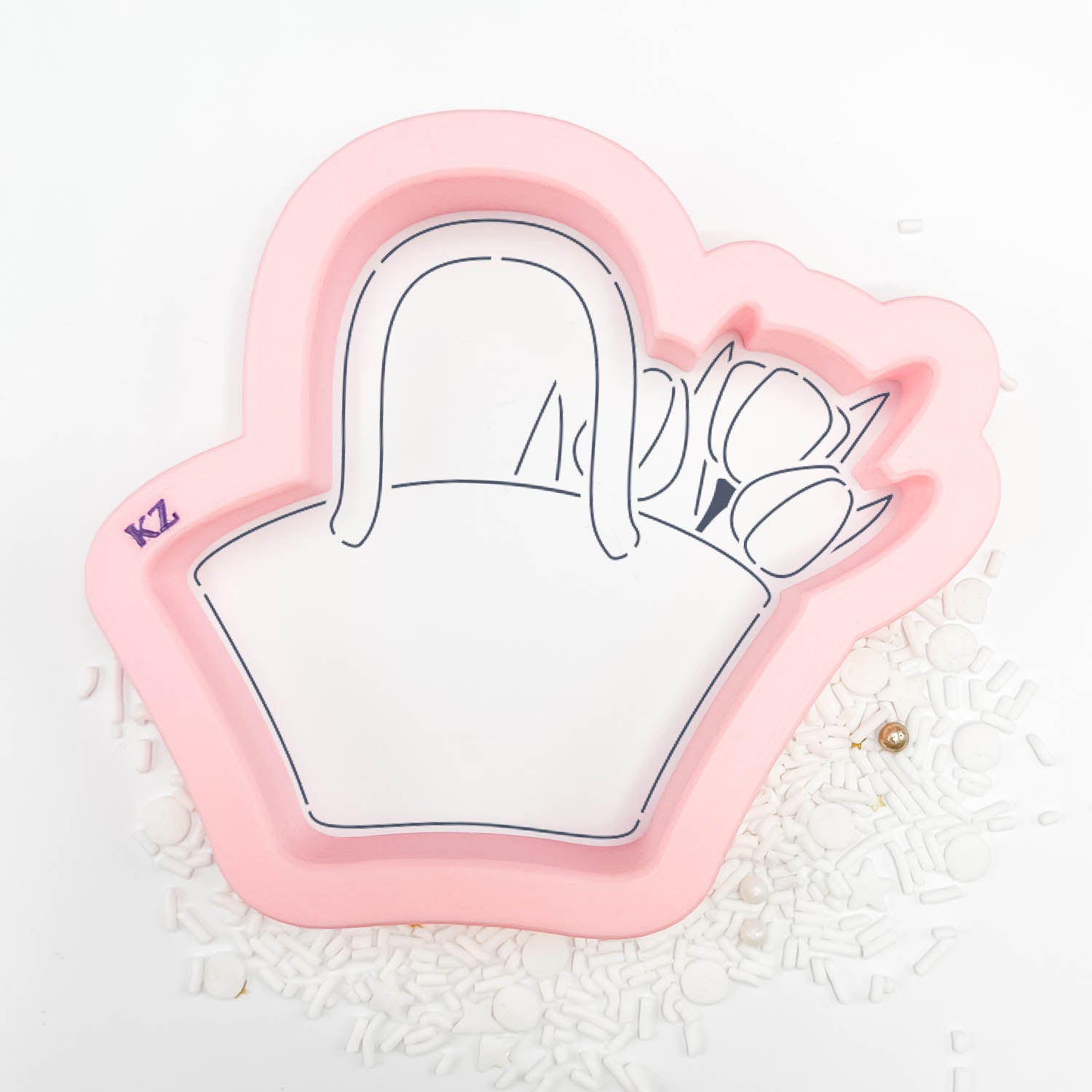 Cookie Cutters Tulip Basket Cutter/Stencil