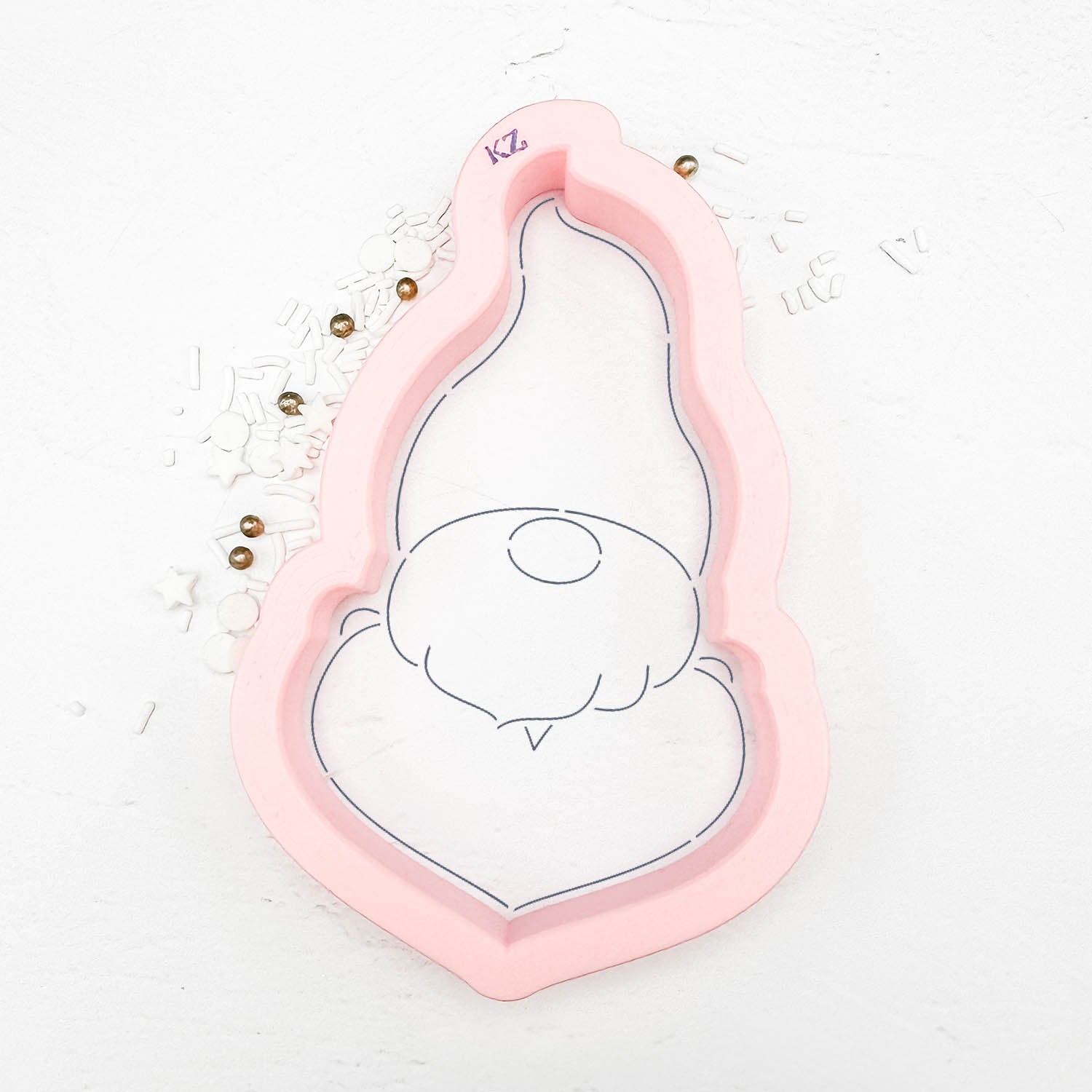 Cookie Cutters Valentine Gnome (Style 2) Cutter/Stencil