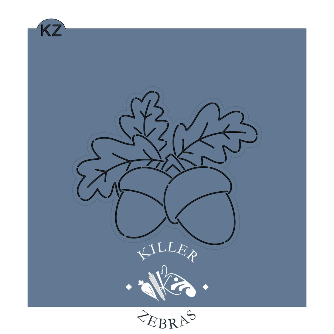 Cookie Cutters Acorn Bunch Cutter/Stencil