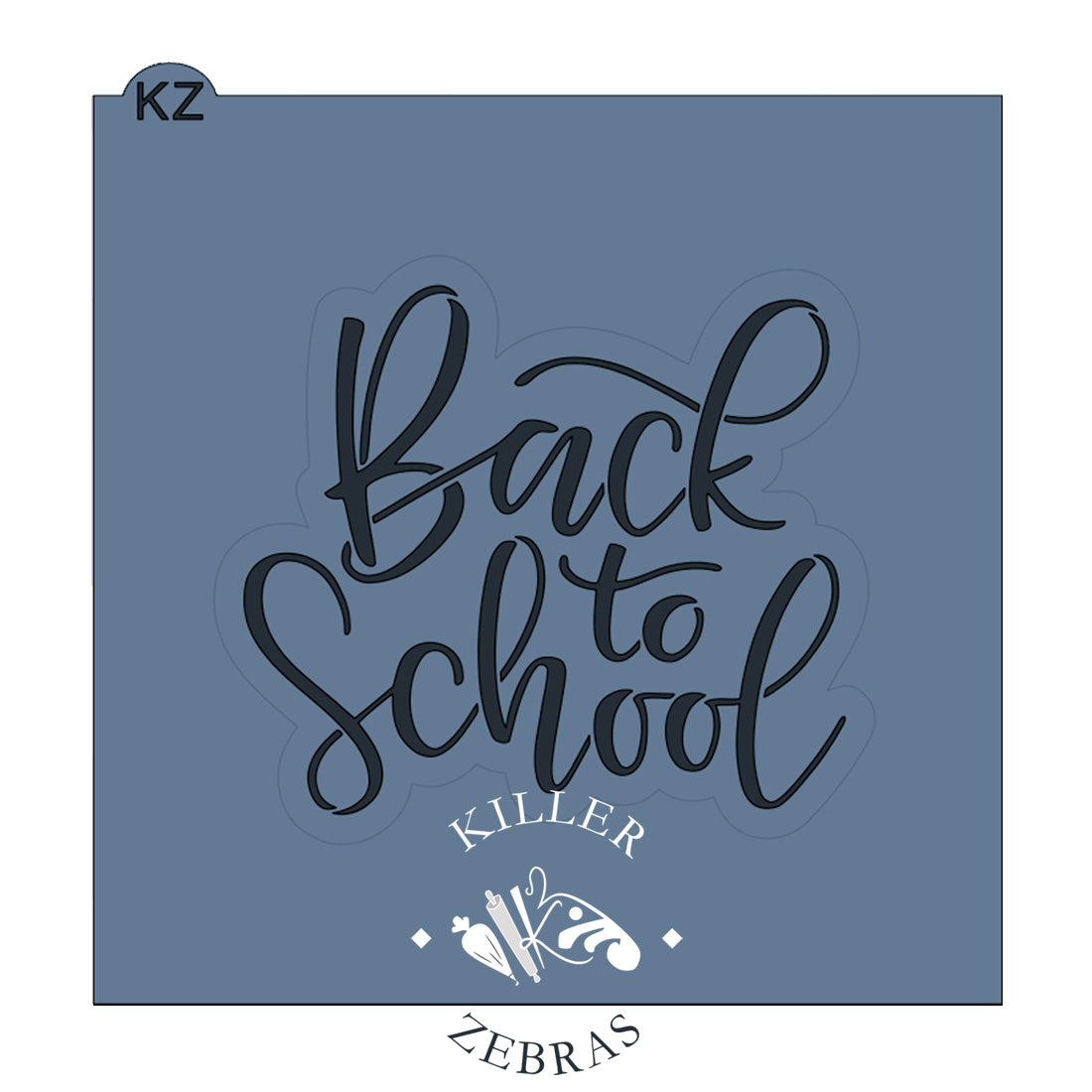 Cookie Cutters Back To School Hand Lettered